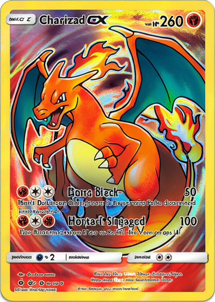 Holographic Charizard card